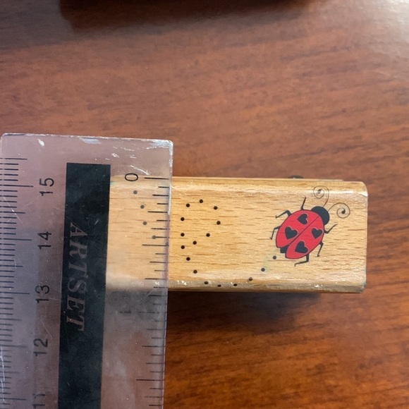 Wooden Back Rubber Stamp Set - Nature Theme - Picture 5 of 11